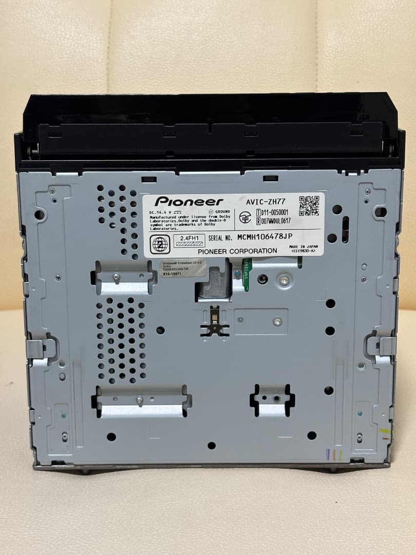 パイオニア AVIC-ZH77 カーナビゲーションシステム地図データ 2012