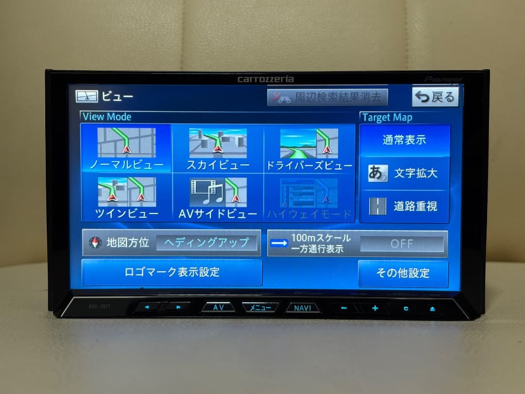 パイオニア AVIC-ZH77 カーナビゲーションシステム地図データ 2012