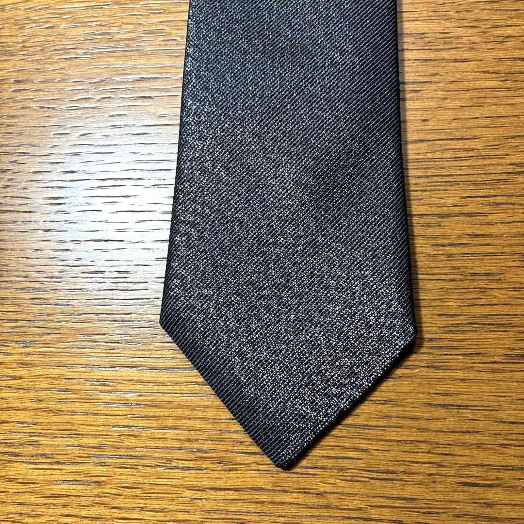 【美品】Dior HOMME ディオールオム 黒ナロータイ