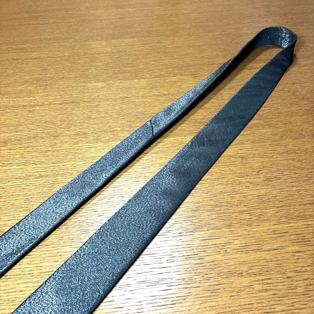 【美品】Dior HOMME ディオールオム 黒ナロータイ