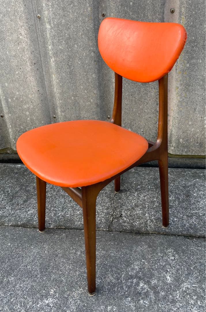 ビンテージ/昭和レトロ/ミッドセンチュリー/ダイニングチェア/チェア/椅子/①