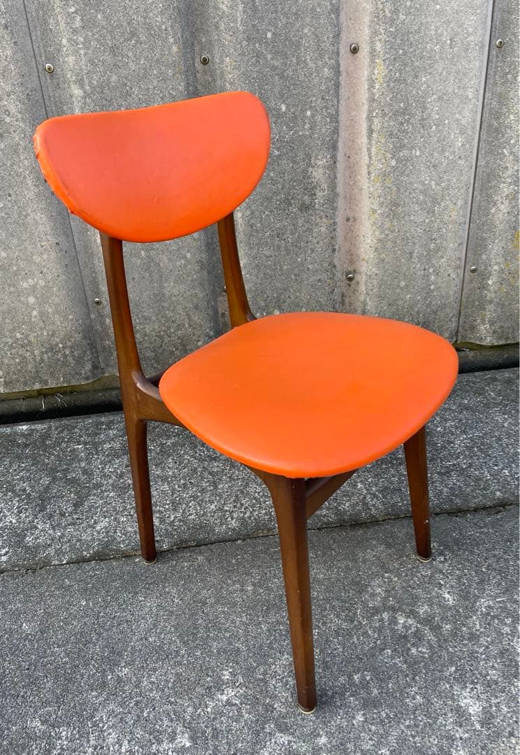 ビンテージ/昭和レトロ/ミッドセンチュリー/ダイニングチェア/チェア/椅子/①