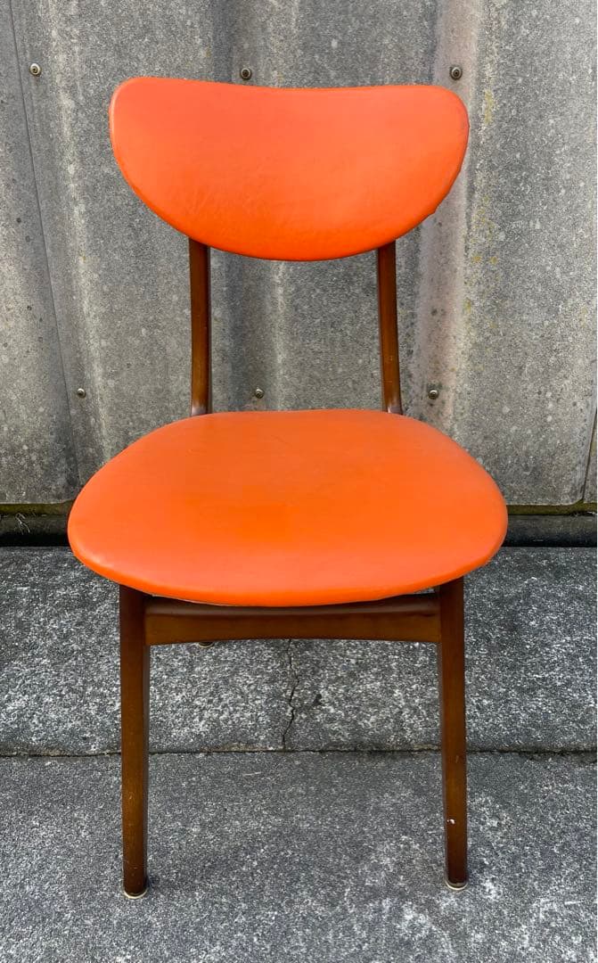 ビンテージ/昭和レトロ/ミッドセンチュリー/ダイニングチェア/チェア/椅子/①
