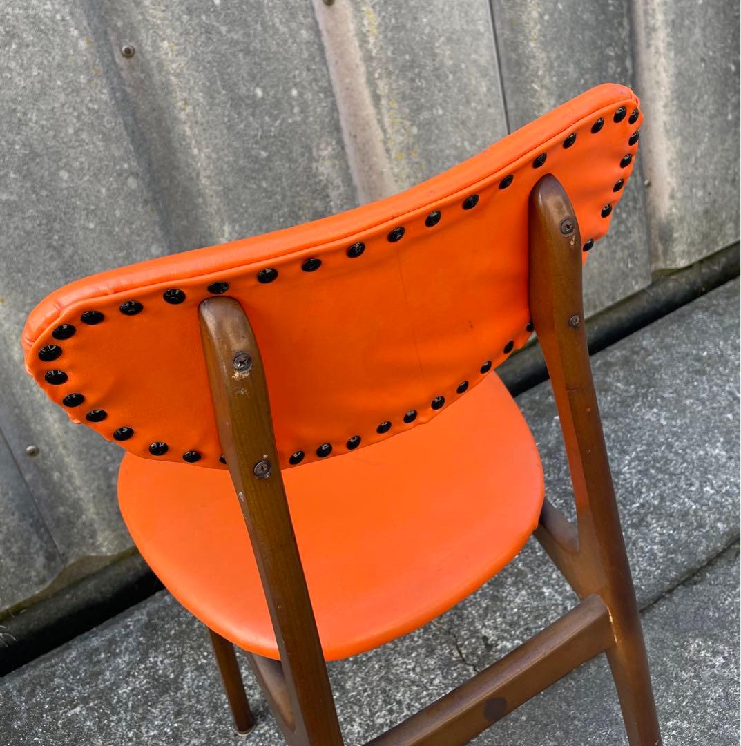 ビンテージ/昭和レトロ/ミッドセンチュリー/ダイニングチェア/チェア/椅子/①