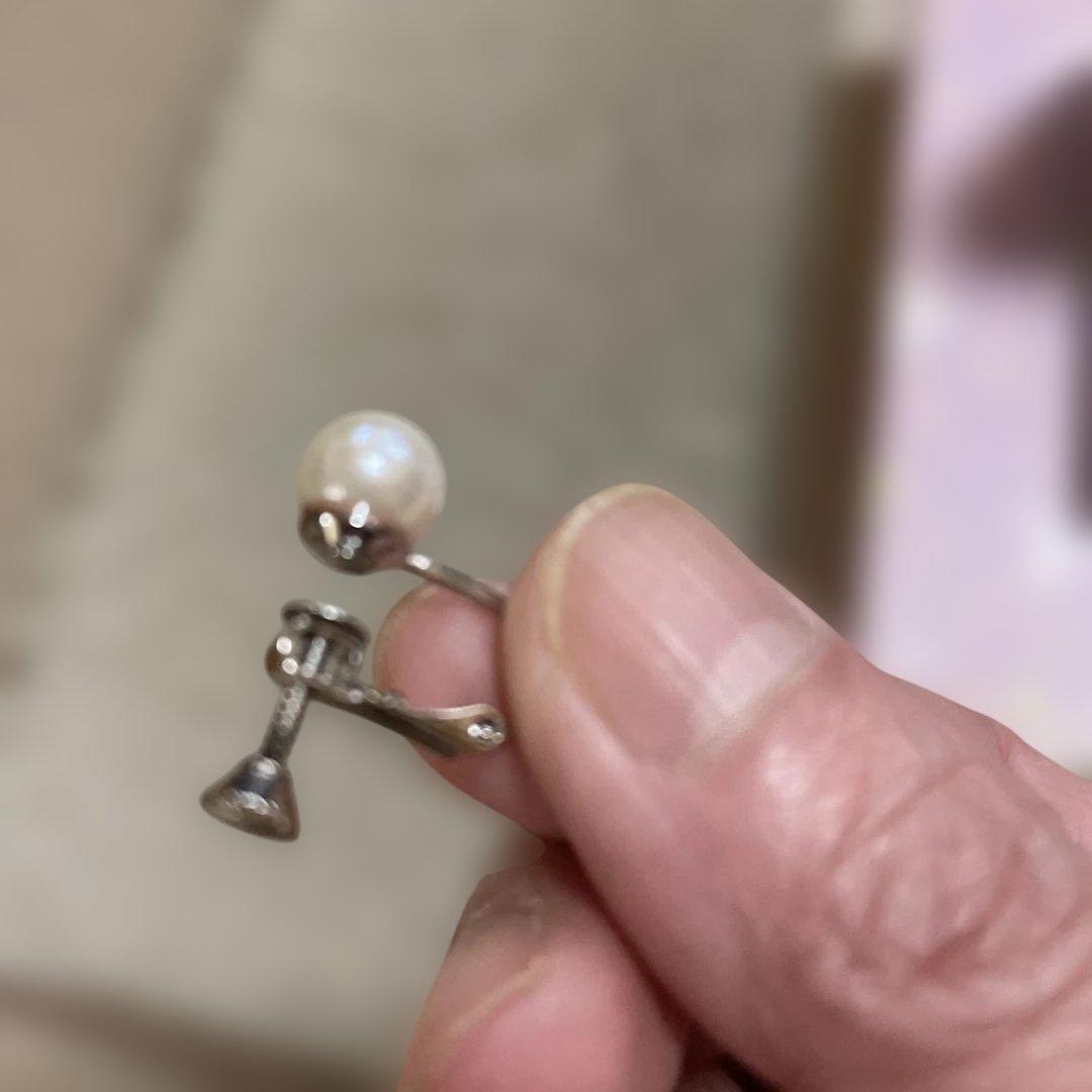 遺品整理　本真珠ネックレス　本真珠イヤリング　セット　鑑定済み