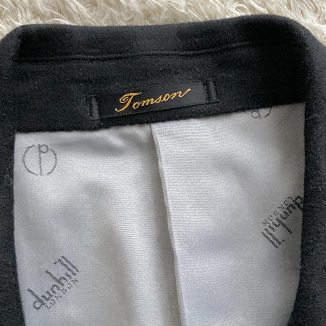 美品　ダンヒル　チェスター　ダブル　コート　XL相当　ブラック