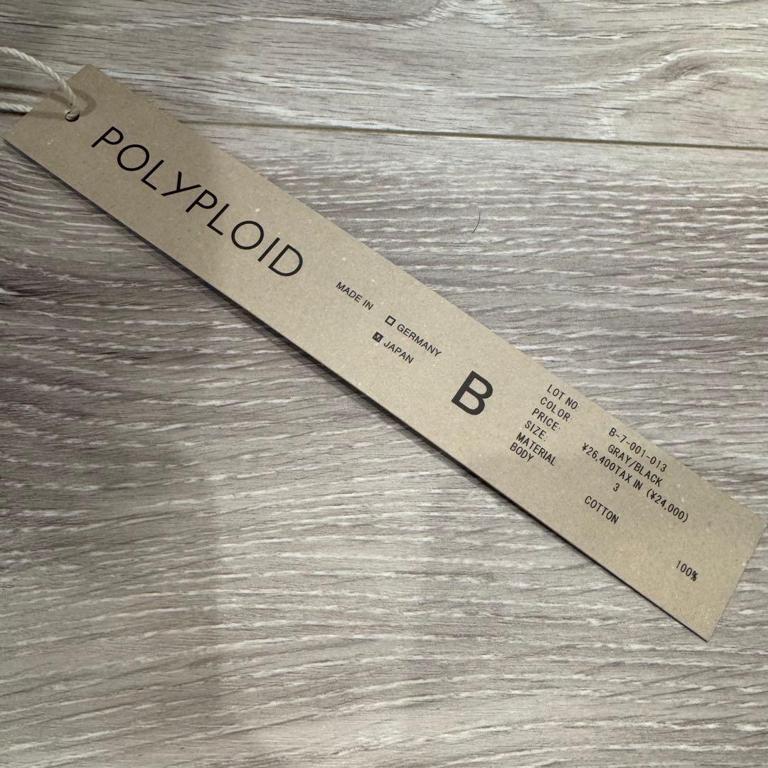 POLYPLOID OVERSIZE LONG SLEEVE B サイズ3