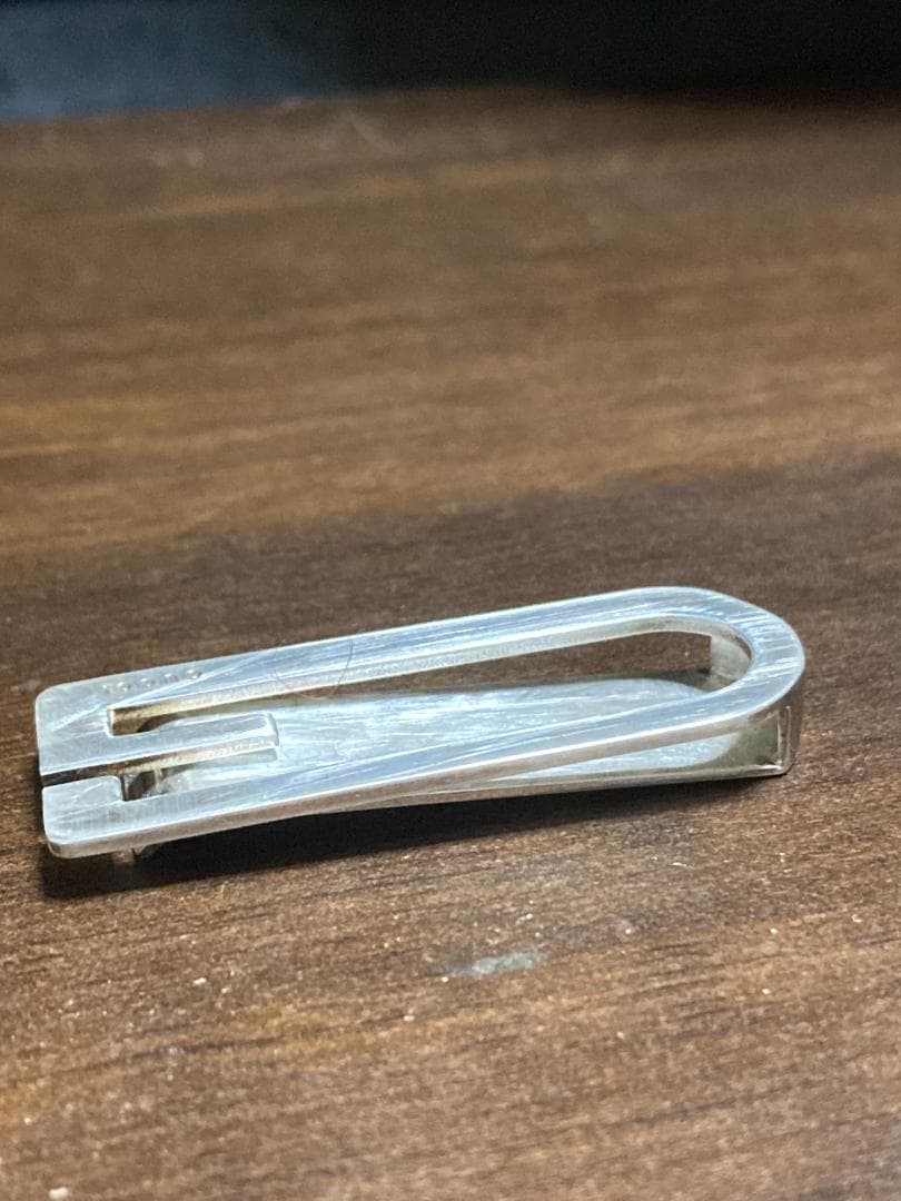 グッチ Gロゴ オープン マネークリップ シルバー 925