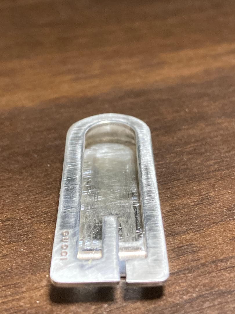 グッチ Gロゴ オープン マネークリップ シルバー 925