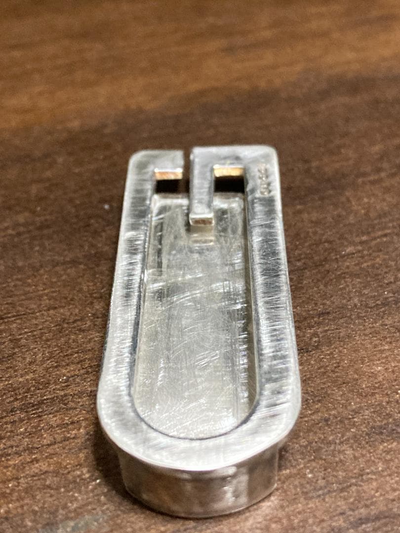 グッチ Gロゴ オープン マネークリップ シルバー 925