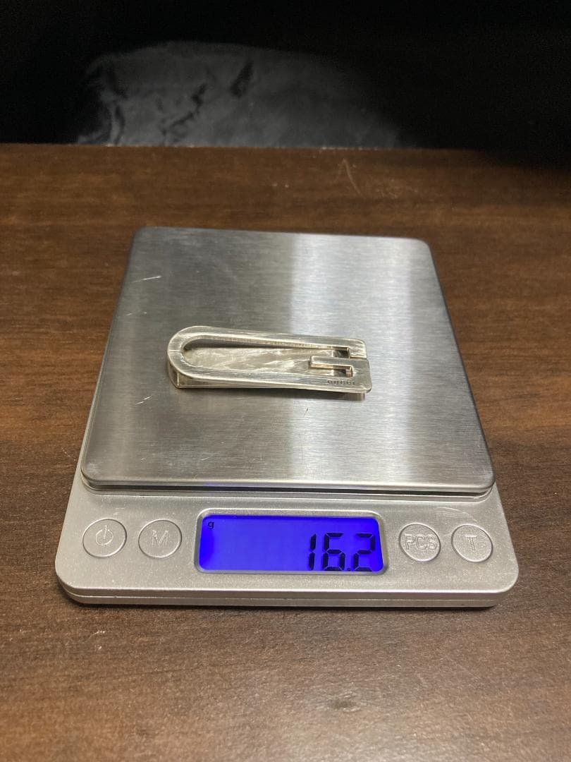 グッチ Gロゴ オープン マネークリップ シルバー 925