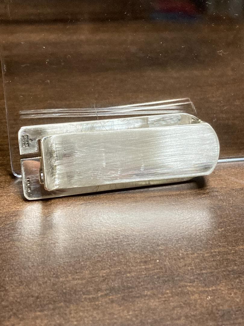 グッチ Gロゴ オープン マネークリップ シルバー 925