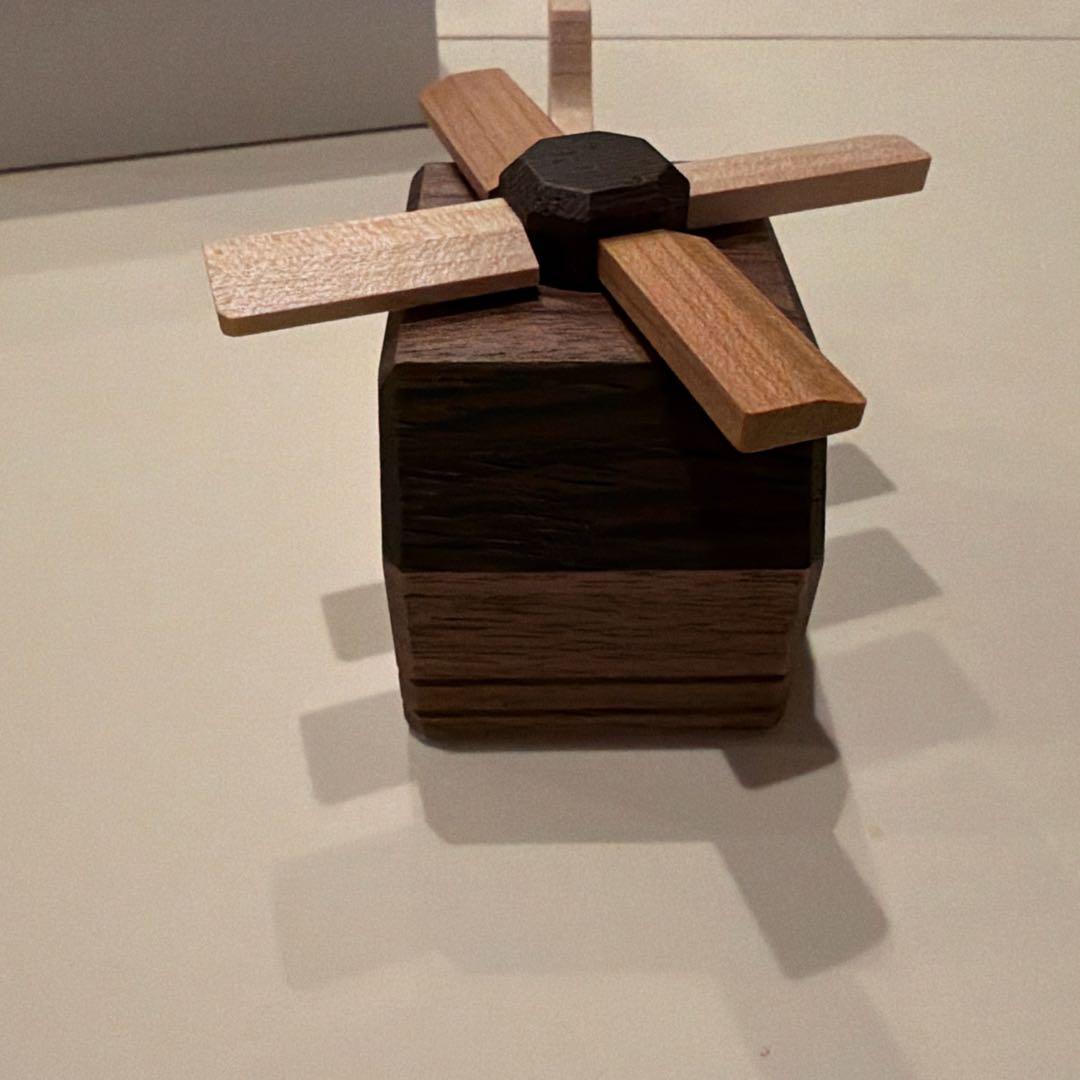 からくり箱　クリスマスプレゼント　ヘリコプター