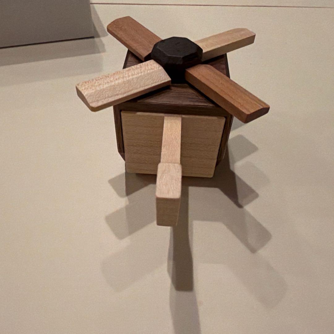 からくり箱　クリスマスプレゼント　ヘリコプター