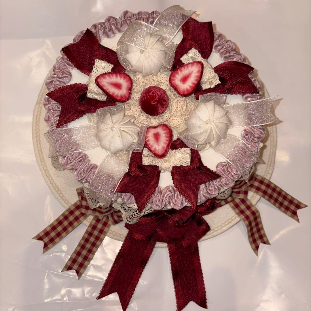 星箱works ホイップクリームホールケーキ ハット いちご