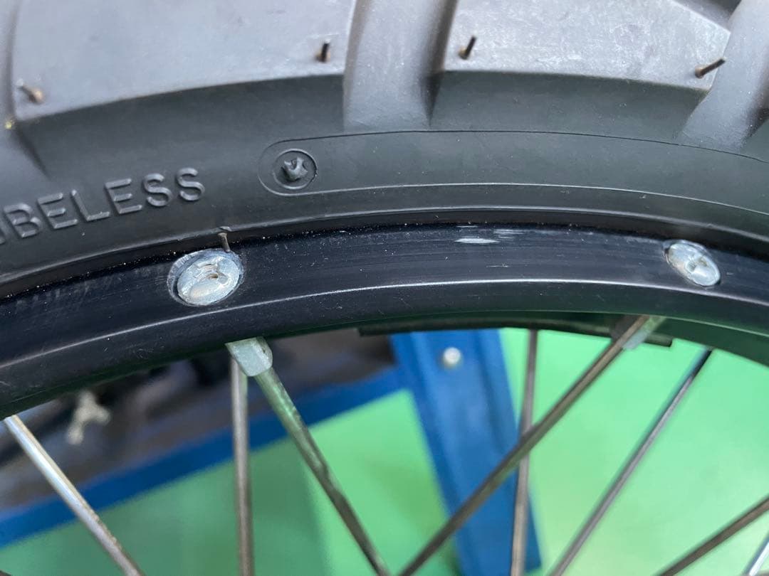 CT125　ハンターカブ　モトライン　チューブレスホイール　タイヤセット