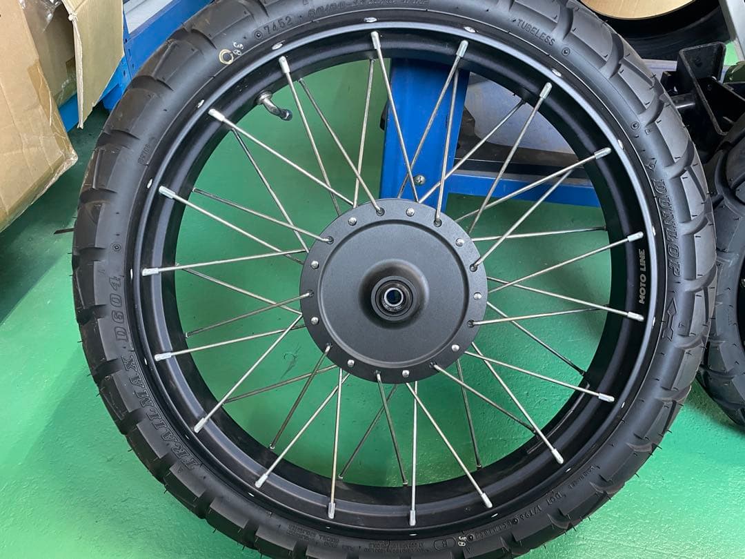 CT125　ハンターカブ　モトライン　チューブレスホイール　タイヤセット