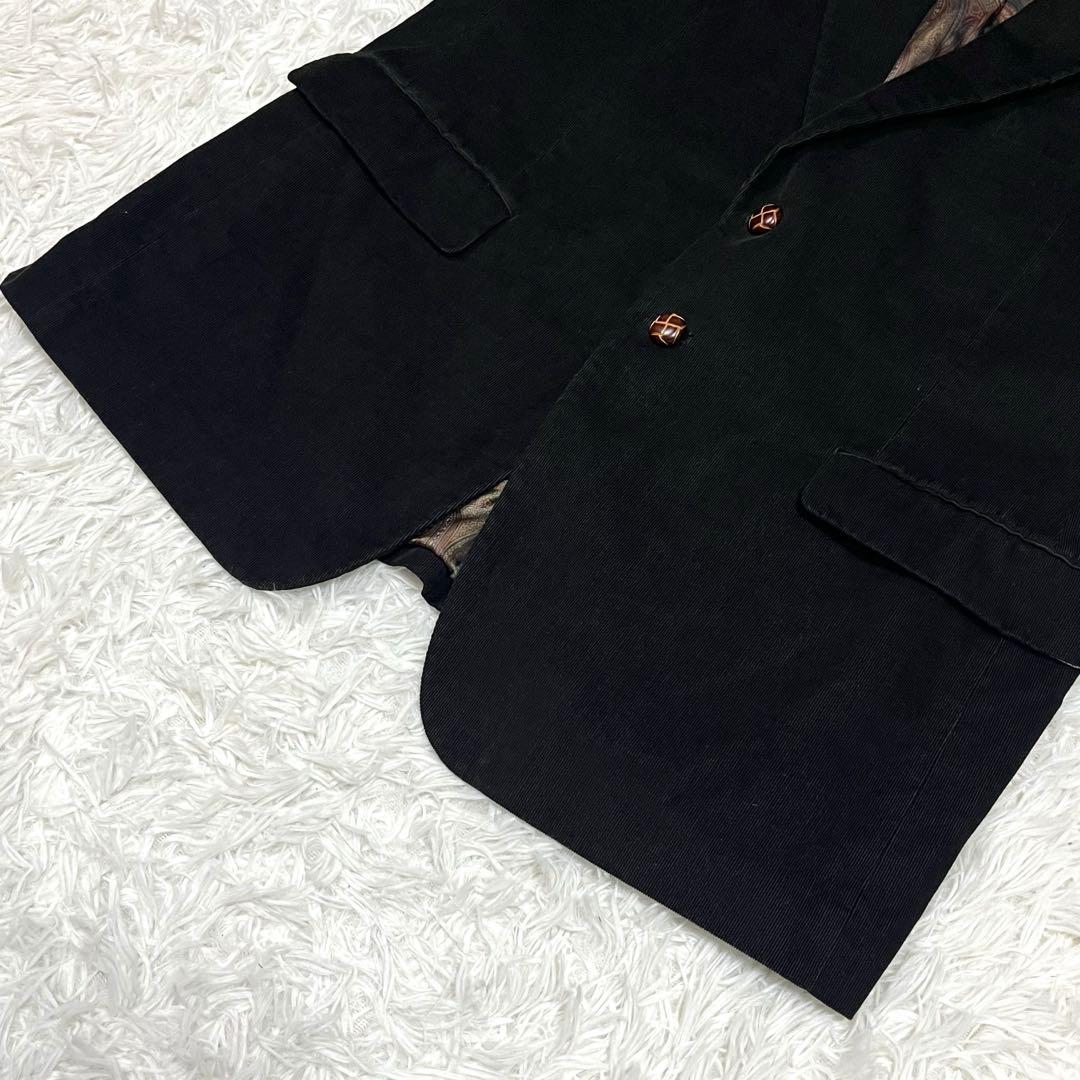 ラルフローレン コーデュロイジャケット エルボーパッチ くるみボタン ペイズリー