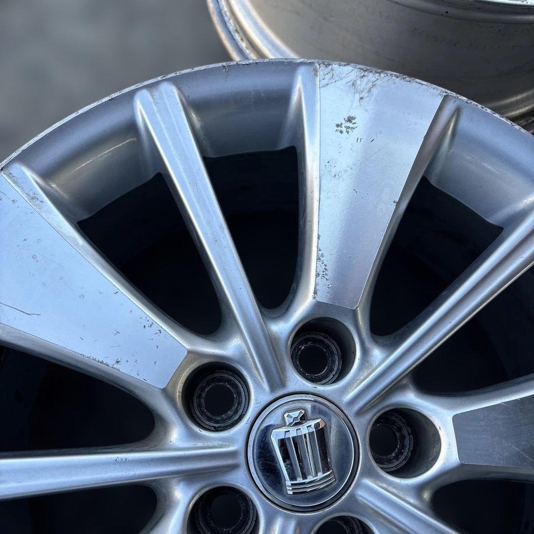 トヨタ 200系クラウンハイブリッド 純正 18インチ 4本 傷多数あり