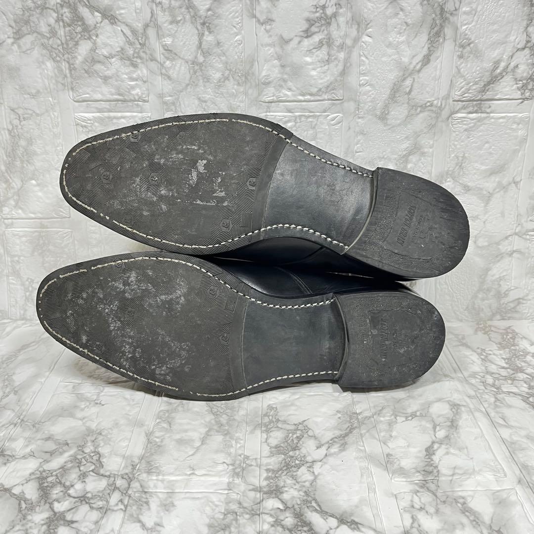 【美品】SCOTCH GRAIN ダブルモンク R1812 ブラック　25㎝