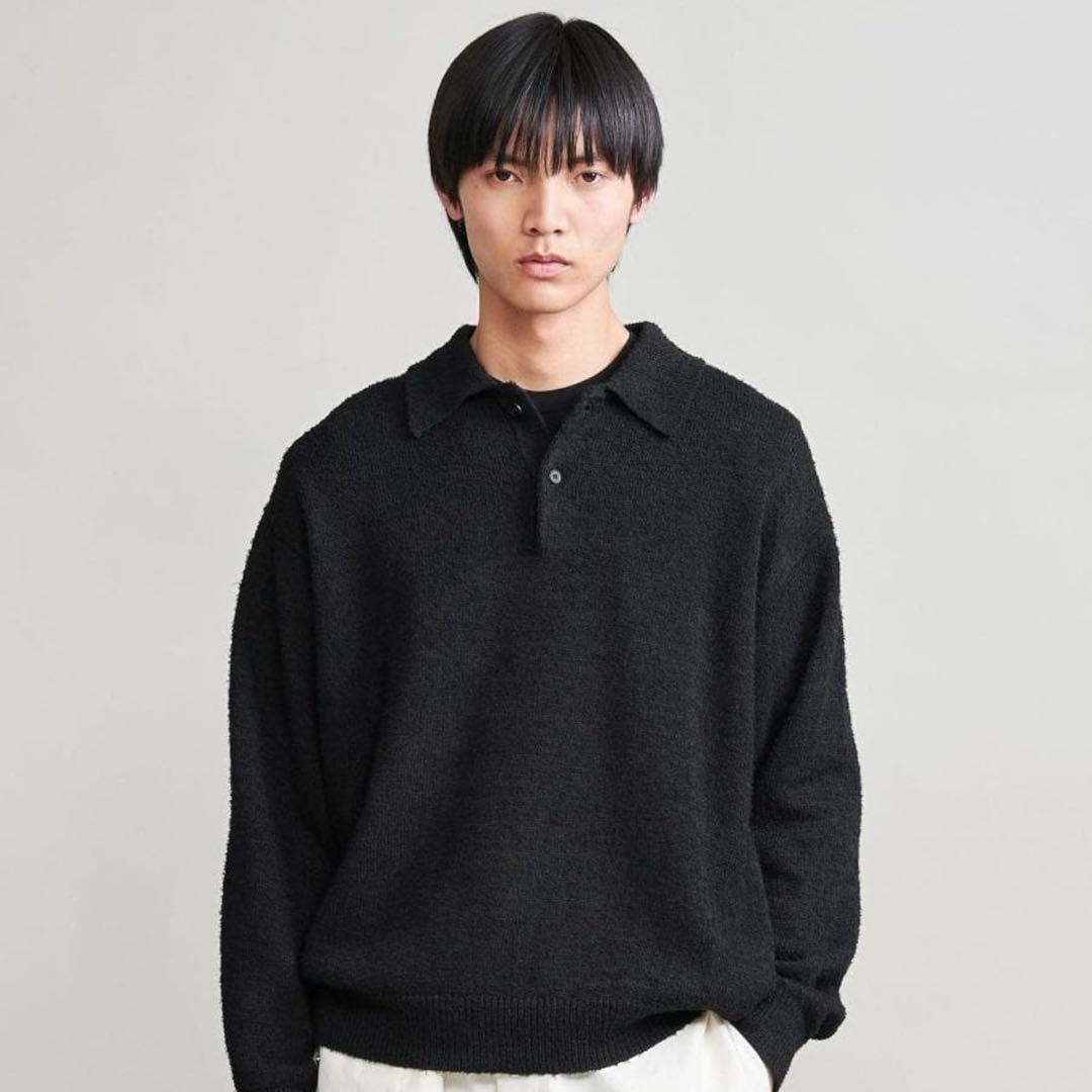 【新品】25ss h beauty&youth cotton polo knit