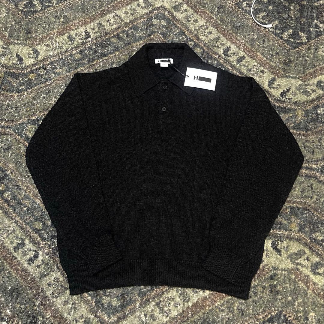 【新品】25ss h beauty&youth cotton polo knit