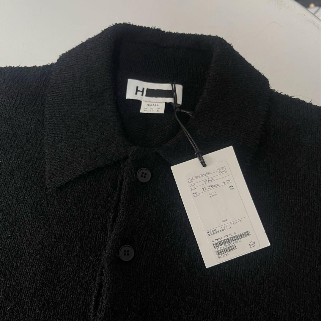 【新品】25ss h beauty&youth cotton polo knit