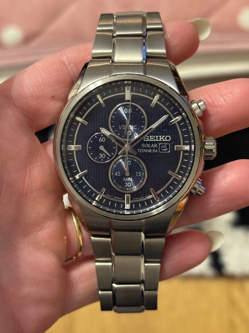 SEIKO クロノグラフ　100M防水