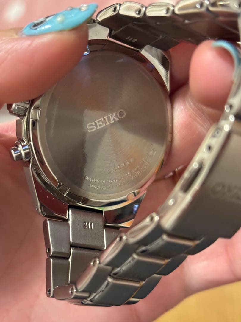 SEIKO クロノグラフ　100M防水