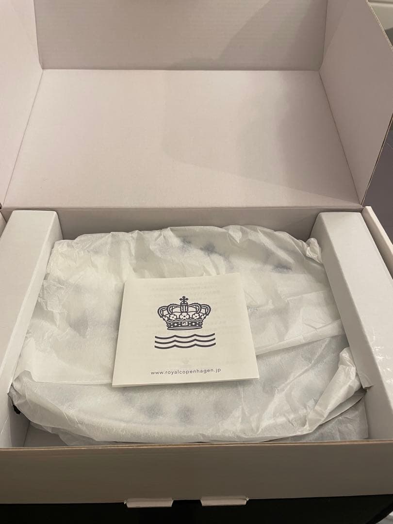 【新品】ロイヤルコペンハーゲン ヒストリーミックス オーバル ブルーフルーテッド