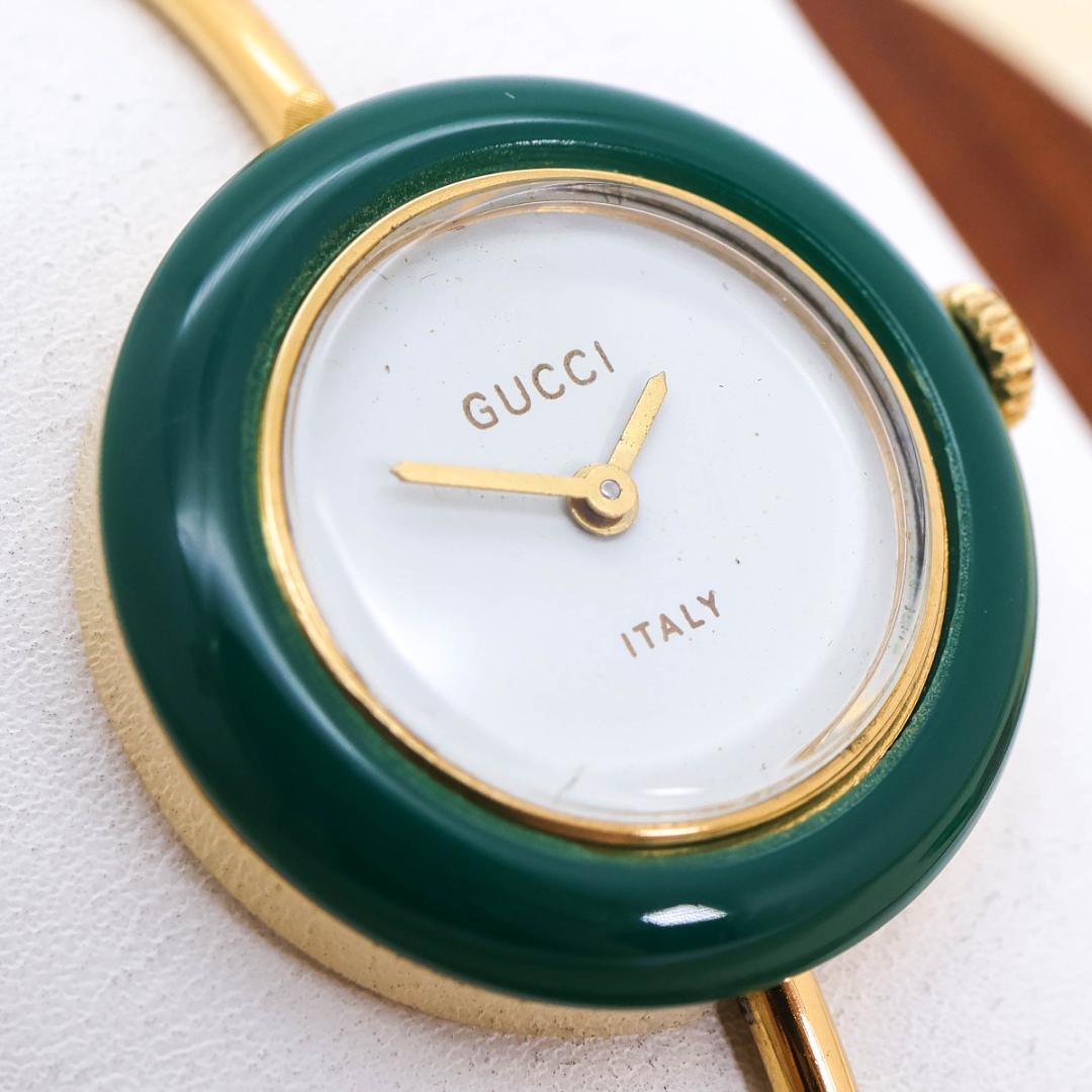 稼働 GUCCI 腕時計 機械式 手巻き チェンジベゼル 12色 2103