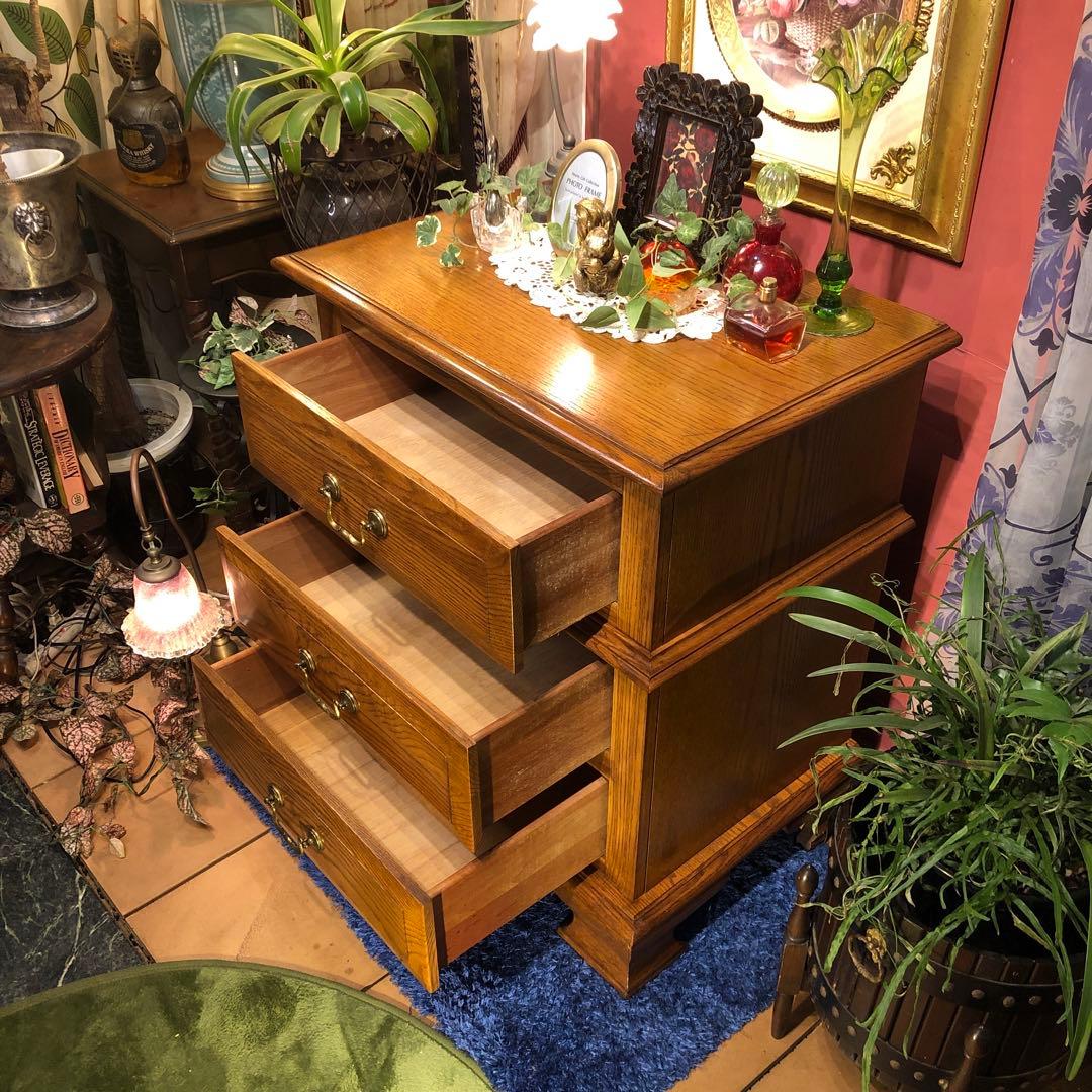 Sale 美品　アメリカン　アンティーク　３D R キャビネット