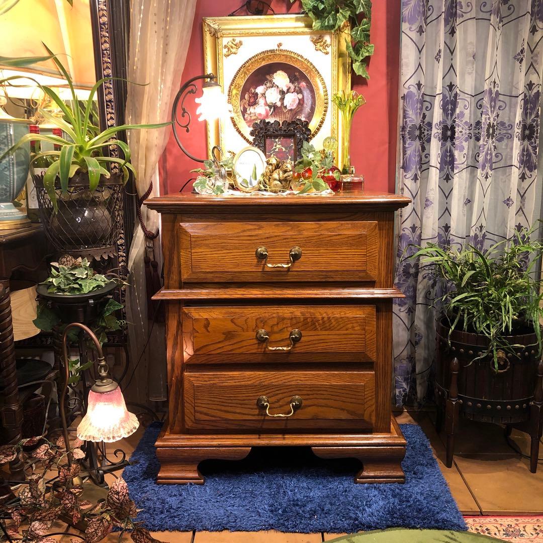 Sale 美品　アメリカン　アンティーク　３D R キャビネット