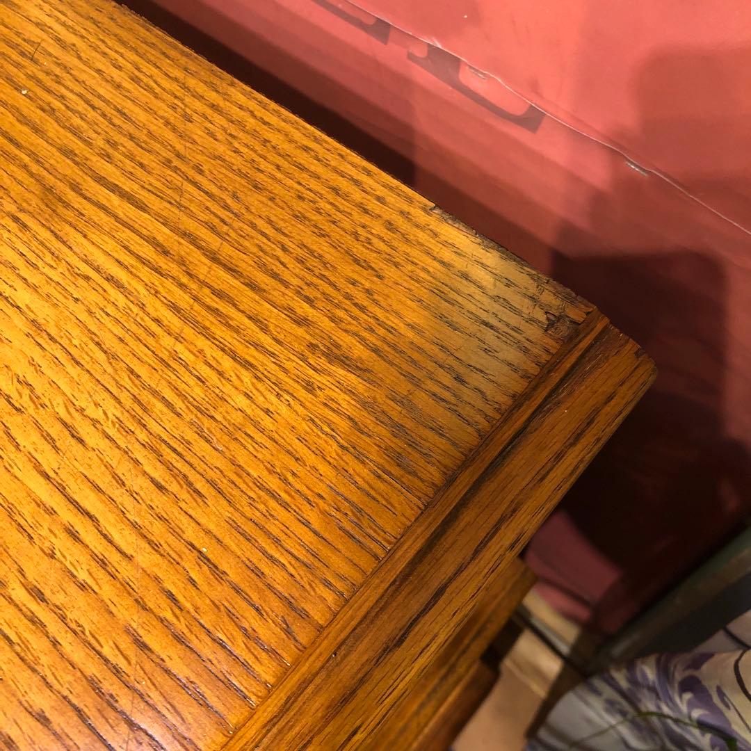 Sale 美品　アメリカン　アンティーク　３D R キャビネット