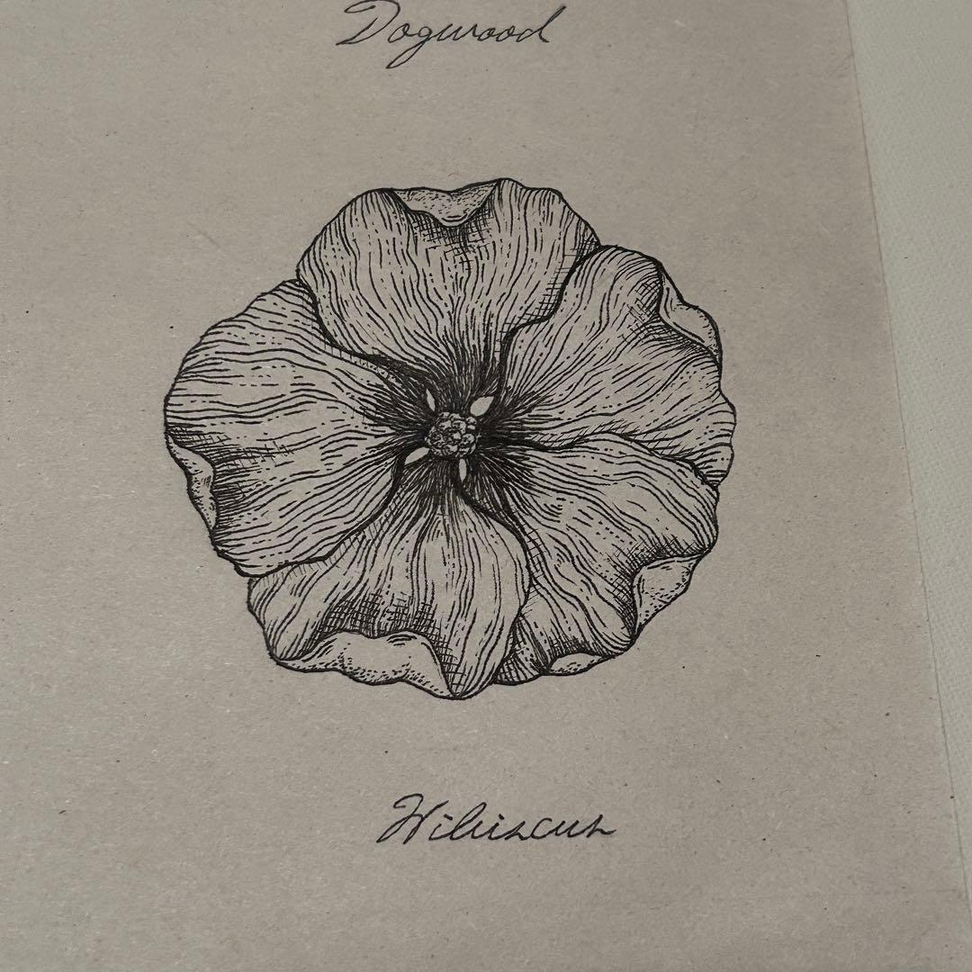 お花ポスター【手描き】