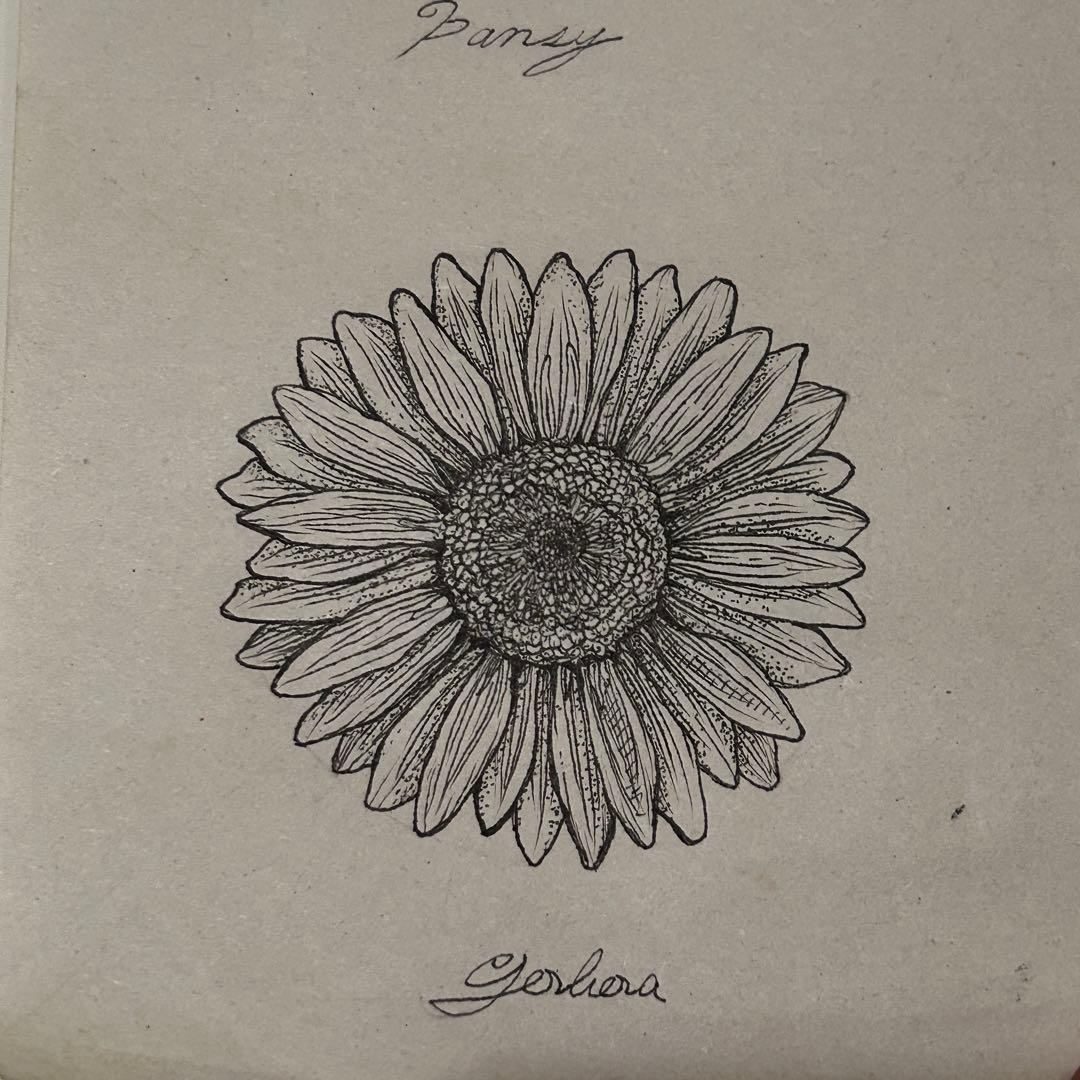 お花ポスター【手描き】