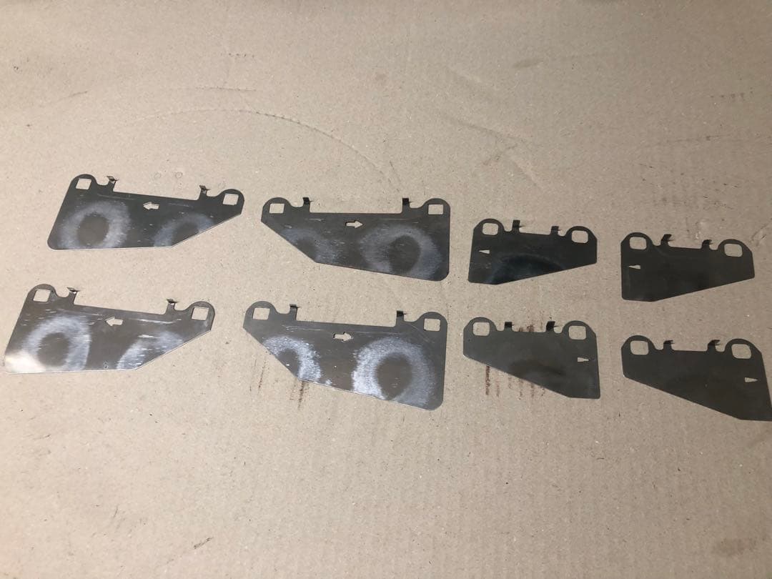 ランサーエボリューション10ブレンボ用ブレーキパッド前後