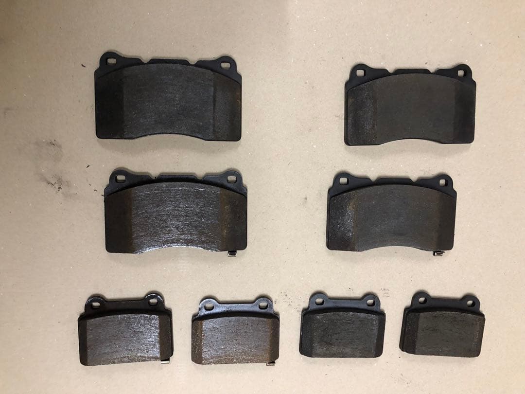 ランサーエボリューション10ブレンボ用ブレーキパッド前後