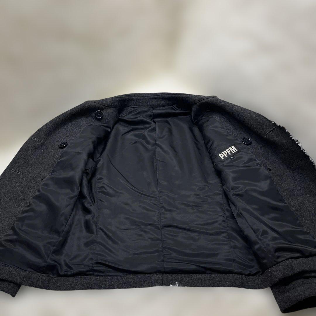 美品　PPFM ナポレオンジャケット Pコート ダブルブレスト Y2K Sサイズ