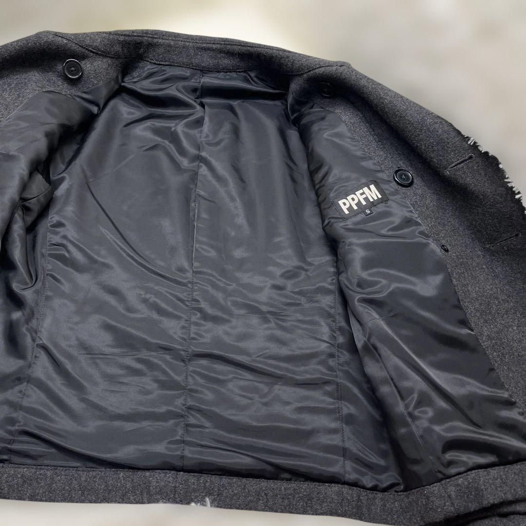 美品　PPFM ナポレオンジャケット Pコート ダブルブレスト Y2K Sサイズ