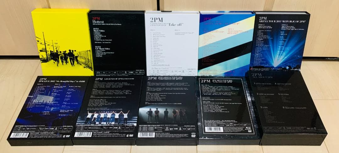 2PM DVD & BD 9枚 & ALL ABOUT 2PM セット 初回盤