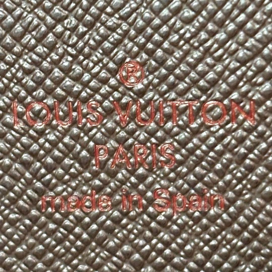 ルイヴィトン　ダミエ　エベヌ　ジッピーウォレット　長財布　N60015