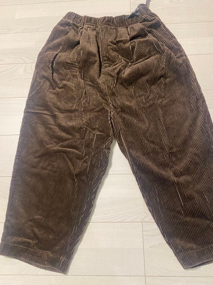 dulcamara ドゥルカマラ　コーデュロイイージースラックス　ダークブラウン