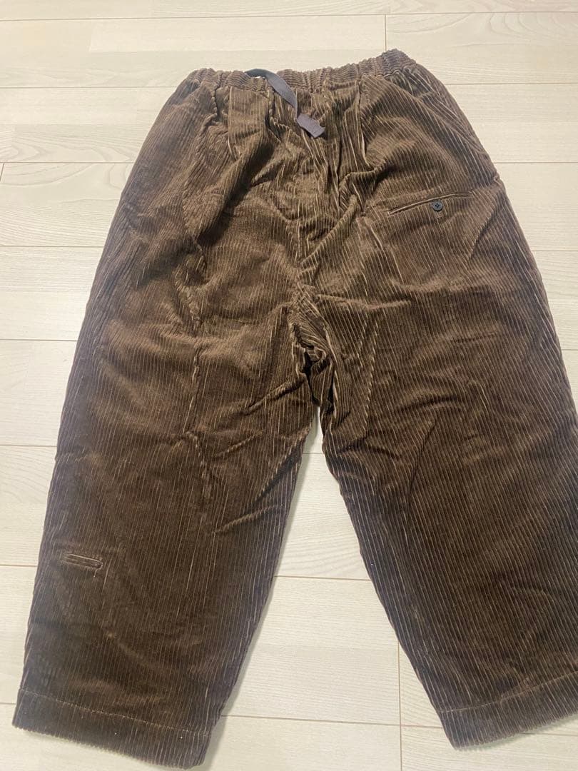 dulcamara ドゥルカマラ　コーデュロイイージースラックス　ダークブラウン