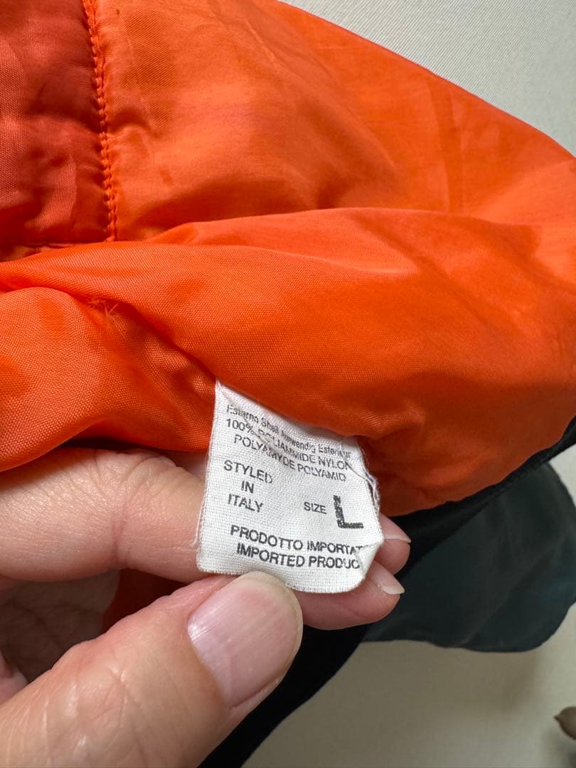 ユーロ古着　MA-1 FLYING TIGER ブルーグリーン　Lサイズ