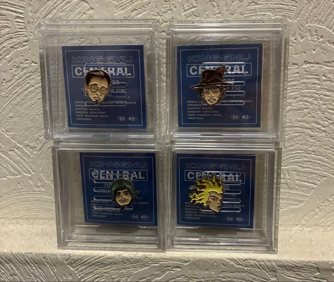 あ*さ様 KingGnu ピンズ CENTRAL 2026 メンバー4人