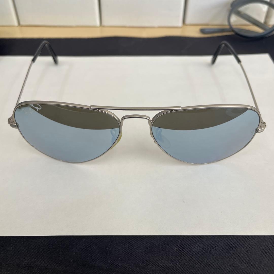 値下　希少海外モデル Ray-Ban P アビエーターサングラス グレー