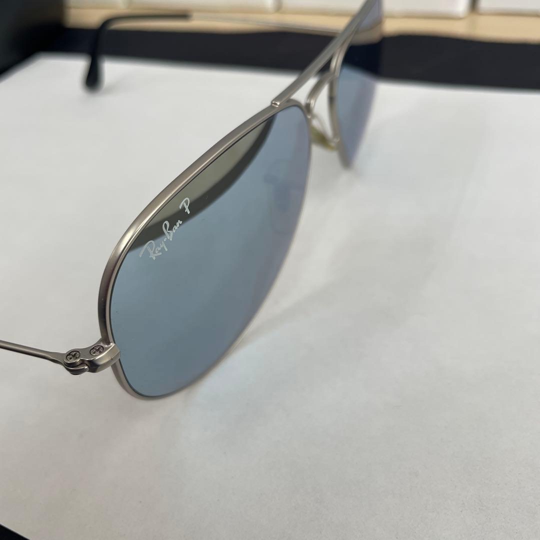 値下　希少海外モデル Ray-Ban P アビエーターサングラス グレー