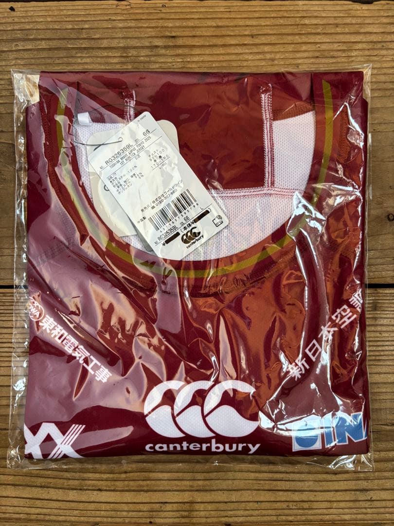 東芝ブレイブルーパス　ラグビーシャツ L リッチーモウンガ 直筆サイン入り