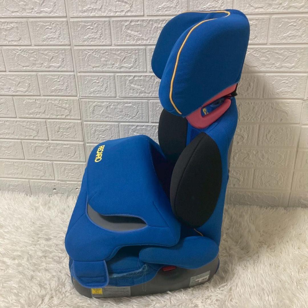 【美品】レカロ スタート アールワン ジュニアシートターマックブルー